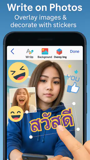 เขียนข้อความบนภาพ Text Meker screenshot