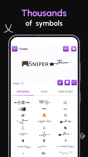เครื่องกำเนิดชื่อเล่น screenshot