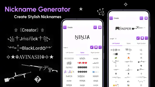 เครื่องกำเนิดชื่อเล่น screenshot
