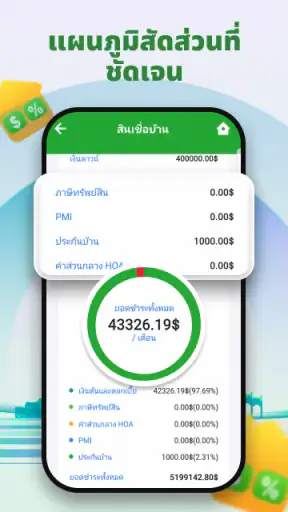เครื่องคำนวณสินเชื่อขั้นสูง screenshot