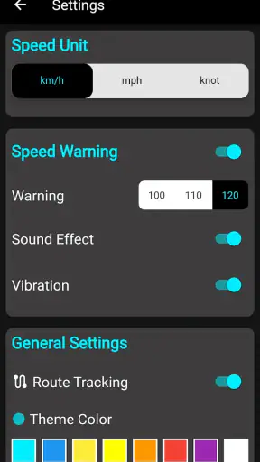 เครื่องวัดความเร็ว จีพีเอส GPS screenshot