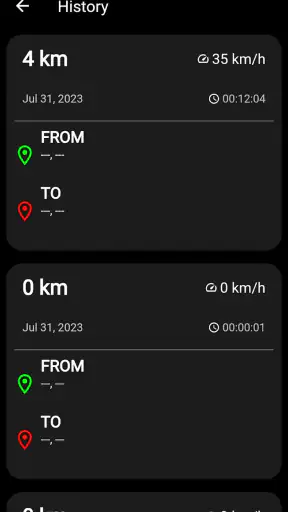 เครื่องวัดความเร็ว จีพีเอส GPS screenshot