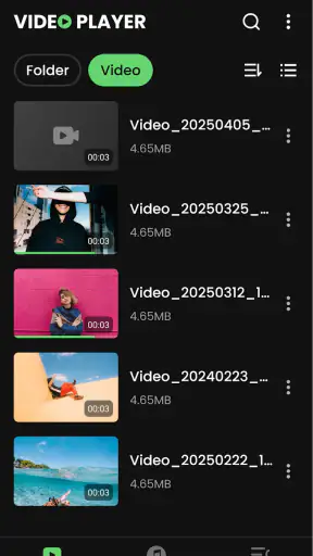 เครื่องเล่นวิดีโอและเพลง HD screenshot