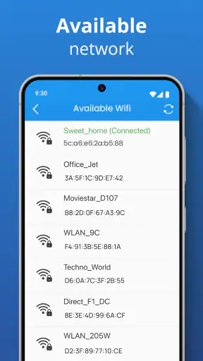 แสดงรหัสผ่าน WiFi screenshot