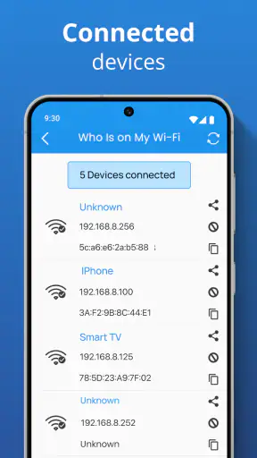 แสดงรหัสผ่าน WiFi screenshot