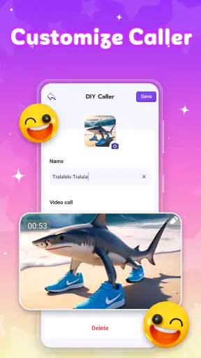 โทรแกล้ง - แชทปลอม screenshot