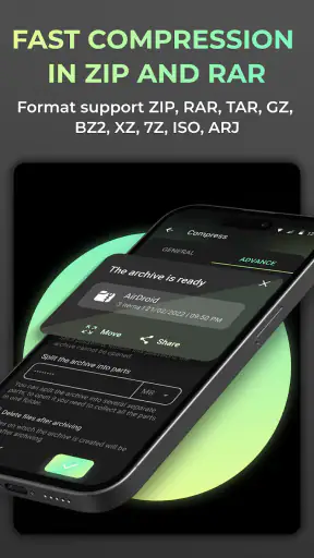 โปรแกรมแยกไฟล์ Zip, Rar screenshot
